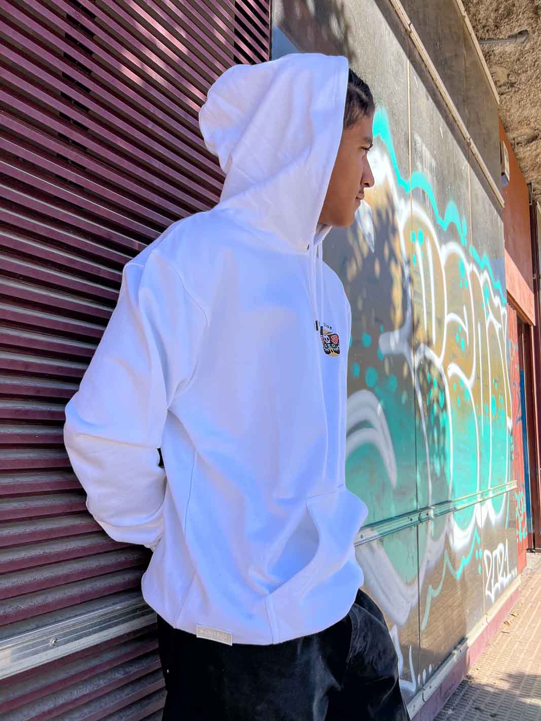 TARA WITCH WHITE HOODIE LIMITED EDITION