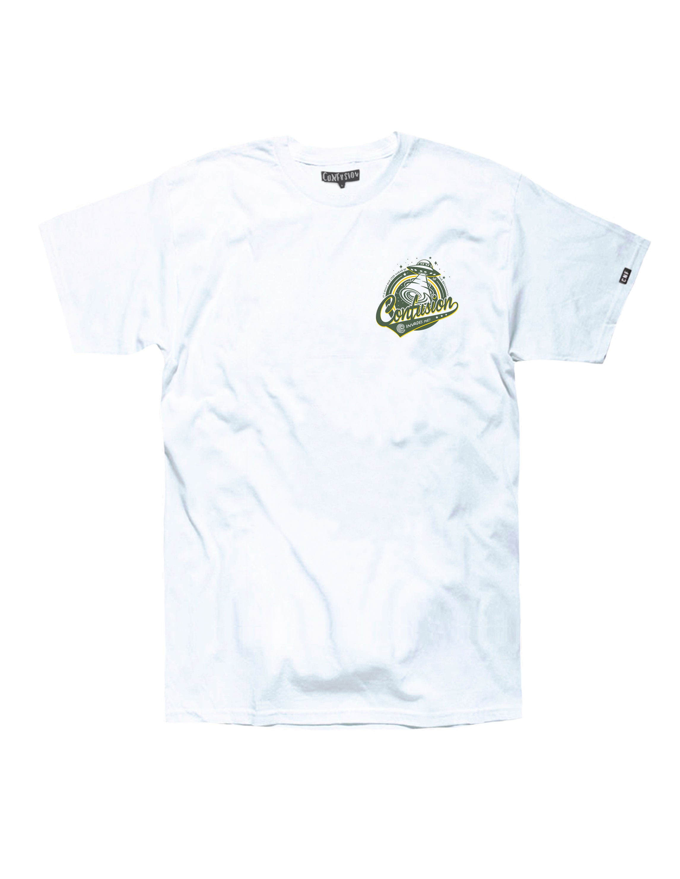 INVADERS V2 WHITE TSHIRT KHAKI