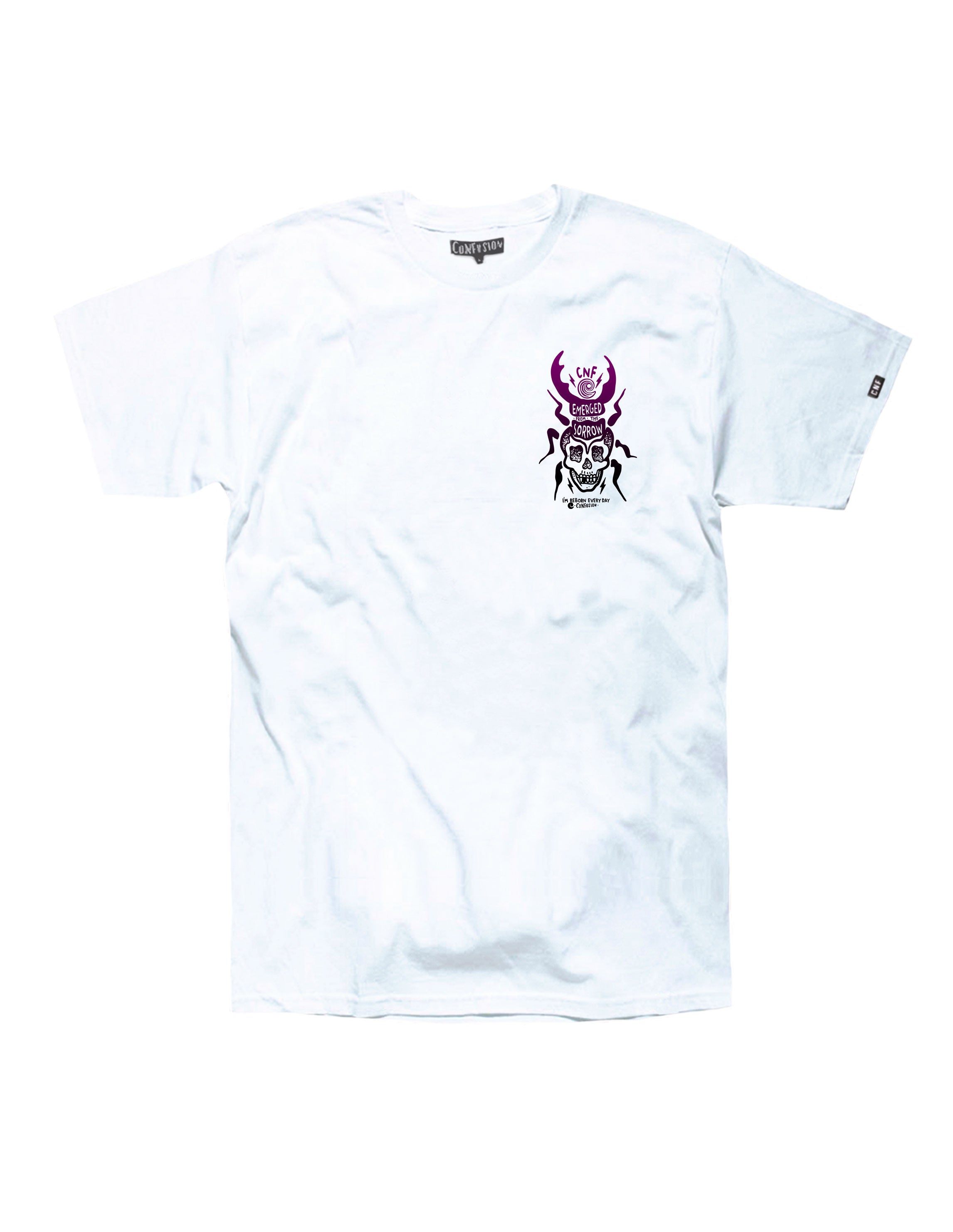 RESILIENCE WHITE TSHIRT FADE