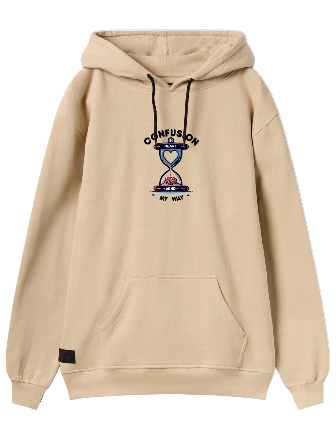 SOUL CLOCK CREAM HOODIE