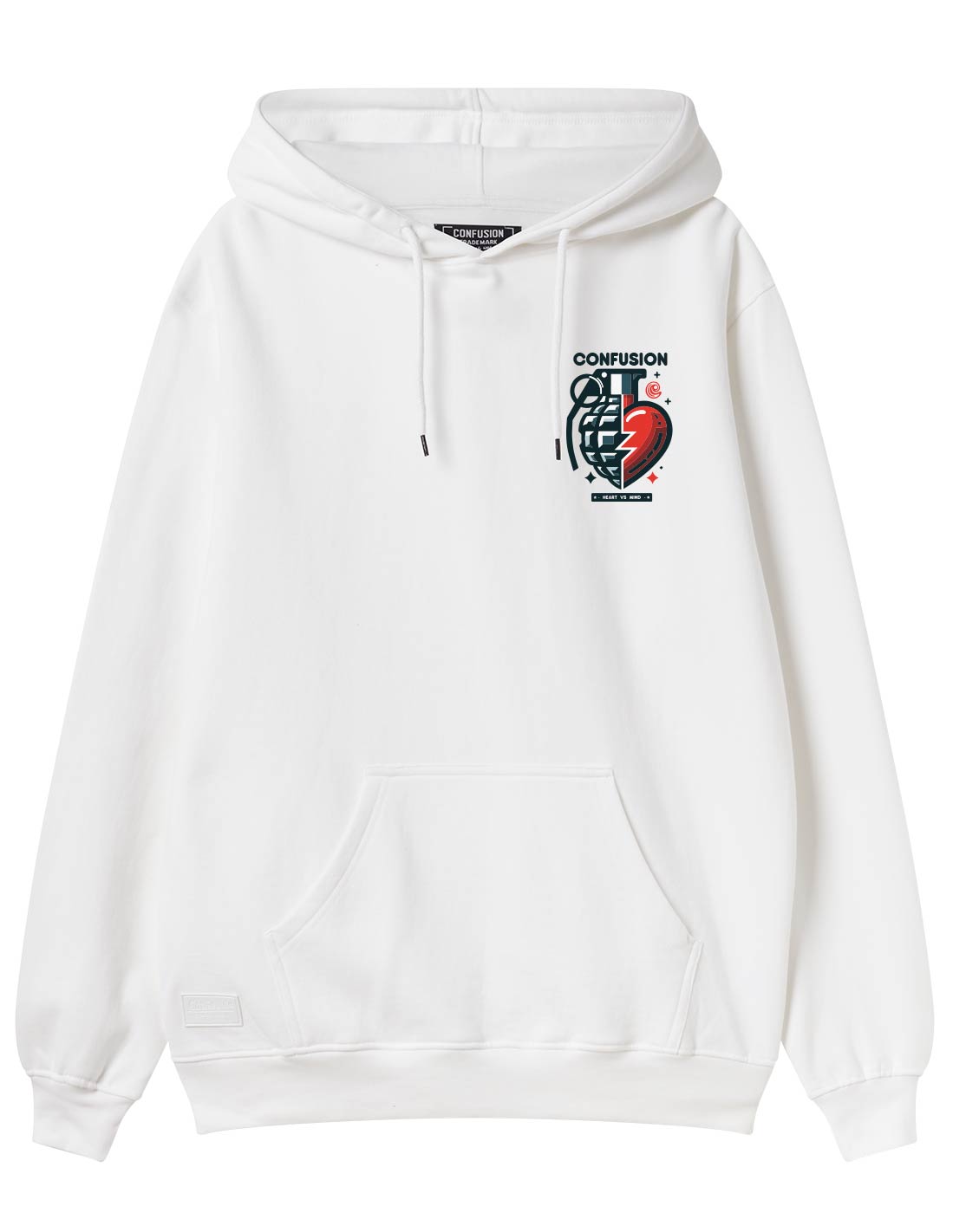 DILEMMA WHITE HOODIE