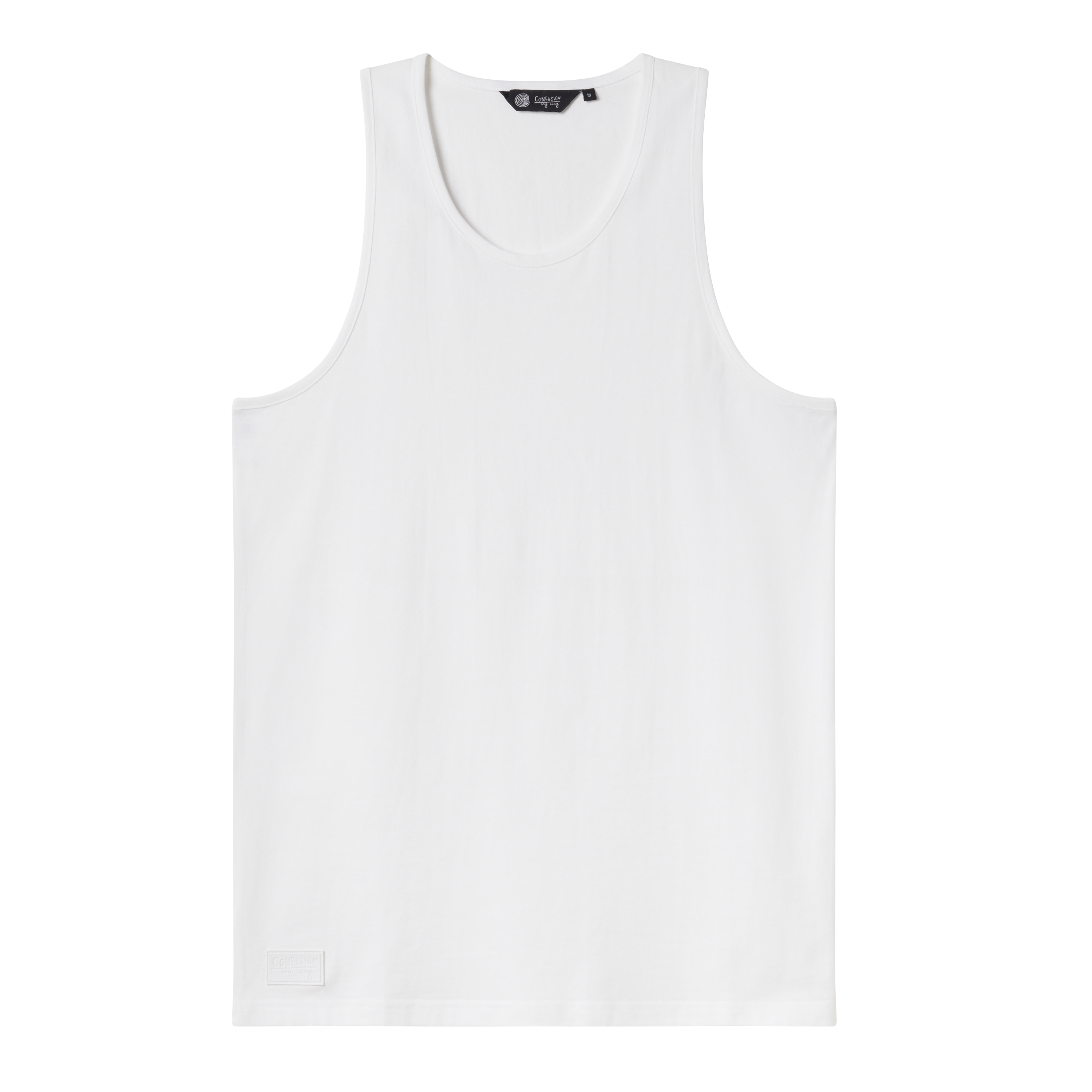 CLEAN CONFUSION WHITE TANK