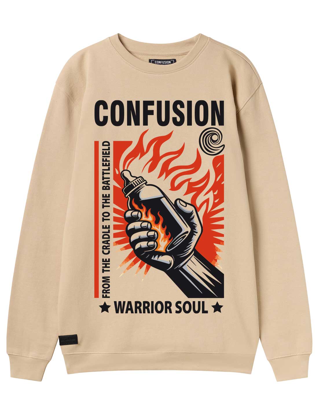 WARRIOR SOUL CREAM CREWNECK LIMITED EDITION