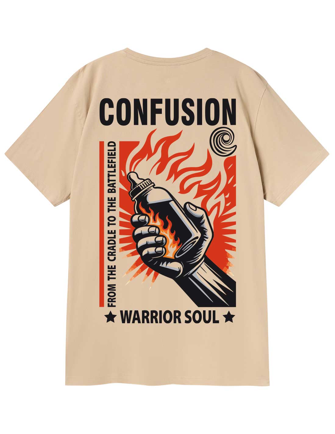 WARRIOR SOUL CREAM TSHIRT LIMITED EDITION