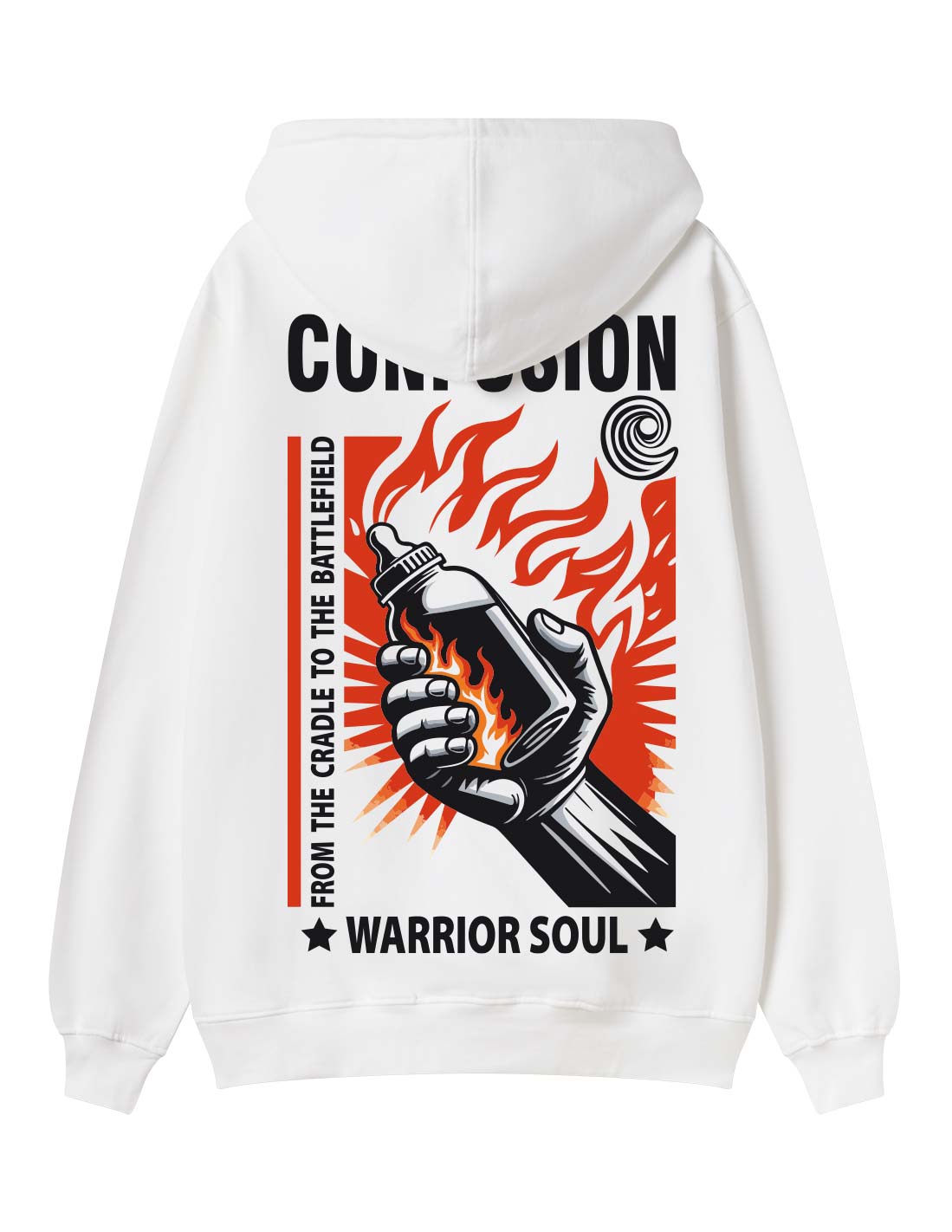 WARRIOR SOUL WHITE HOODIE LIMITED EDITION