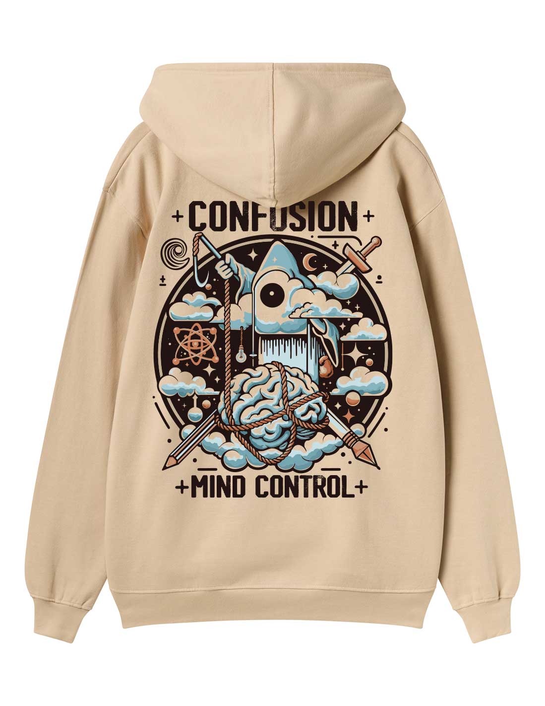 MIND CONTROL CREAM HOODIE