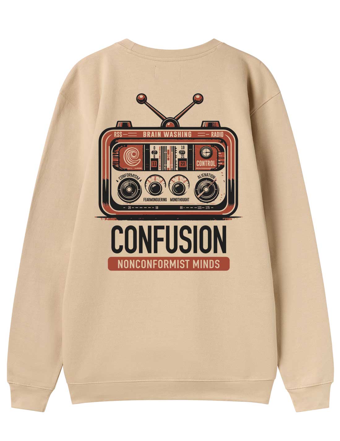 NONCONFORMIST CREAM CREWNECK