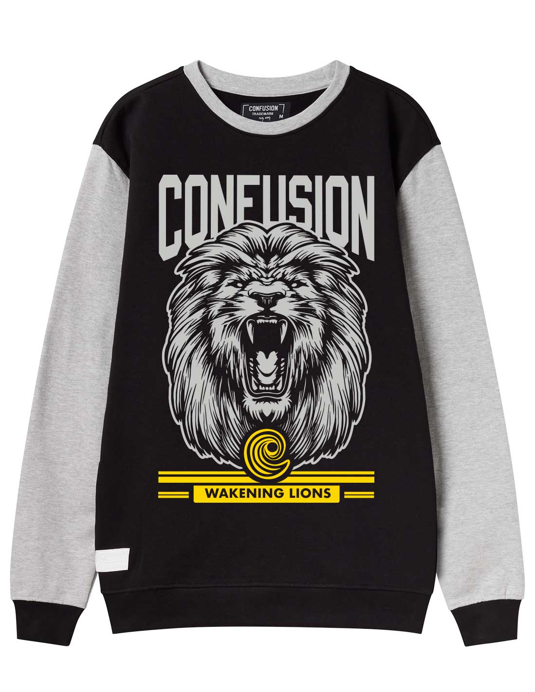 WAKENING LIONS BLACK & SG CREWNECK