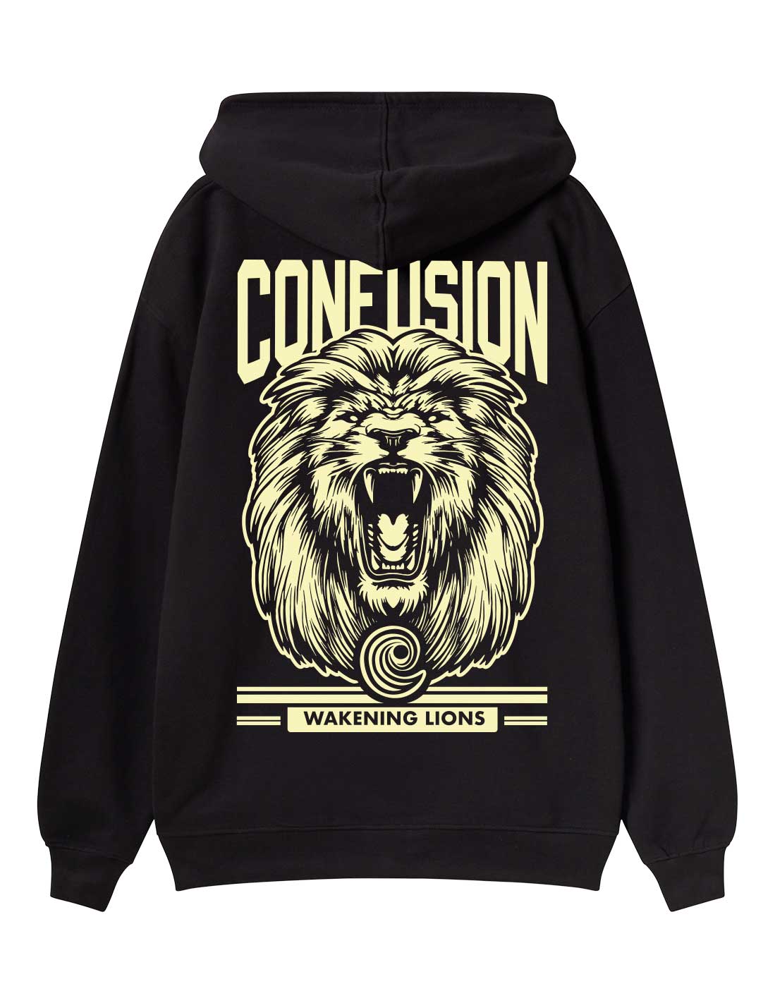 WAKENING LIONS BLACK HOODIE