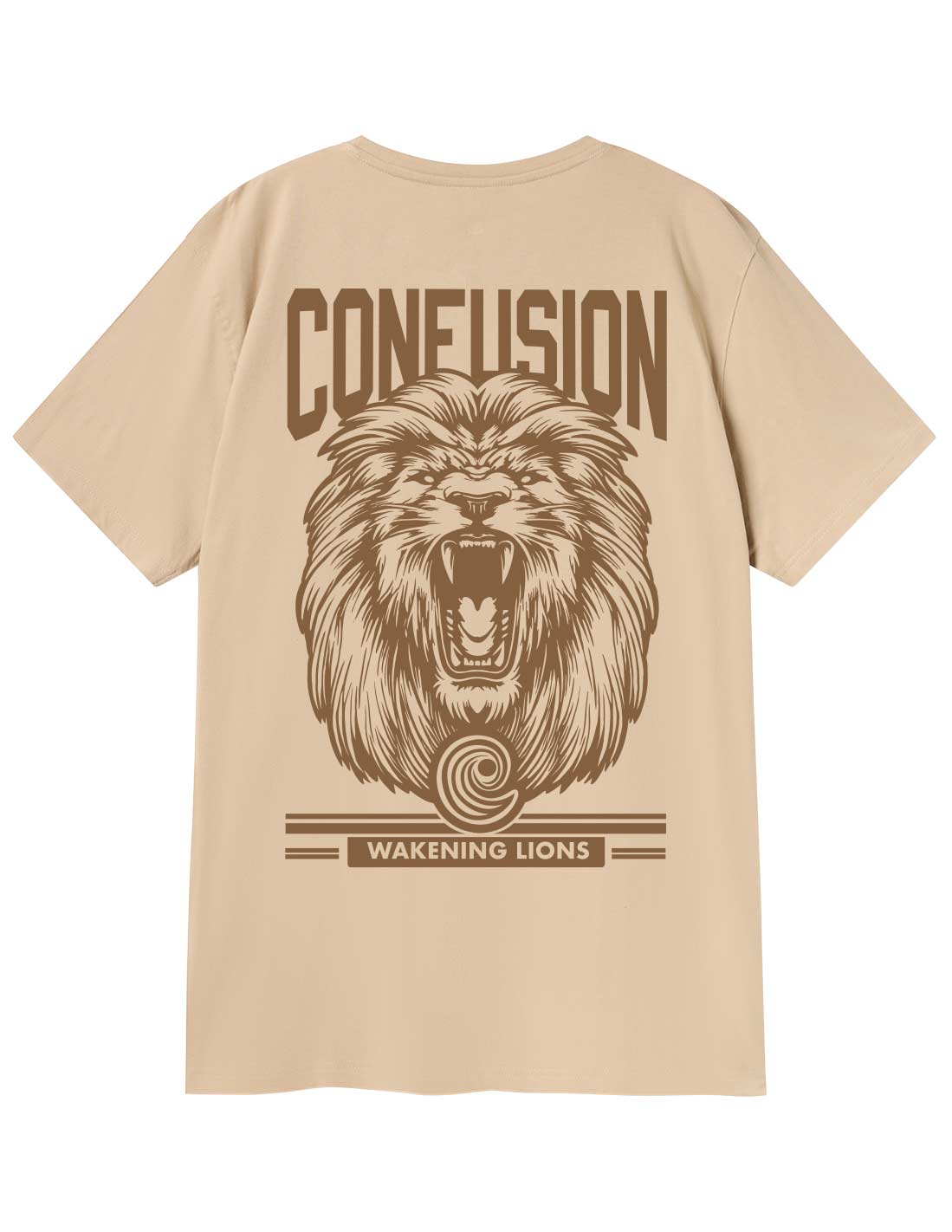 WAKENING LIONS CREAM TSHIRT