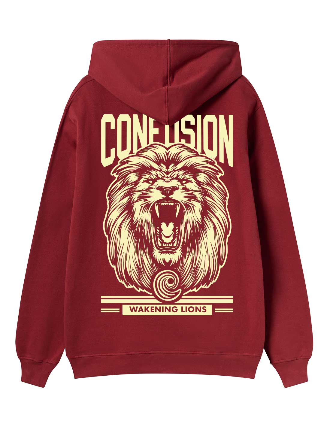 WAKENING LIONS TILE HOODIE