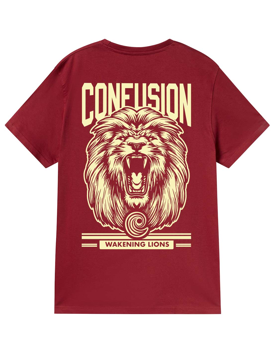 WAKENING LIONS TILE TSHIRT