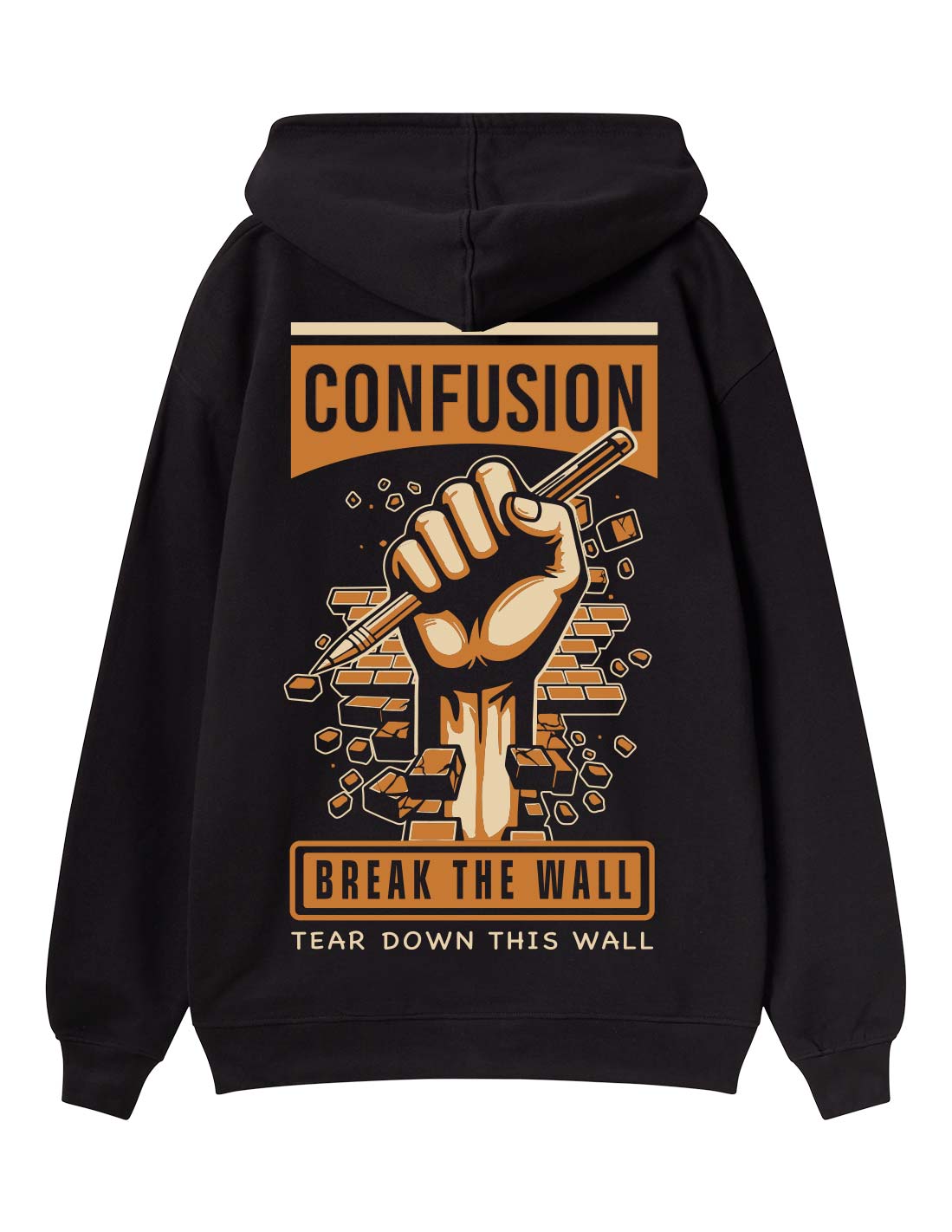 BREAK THE WALL BLACK HOODIE LIMITED EDITION