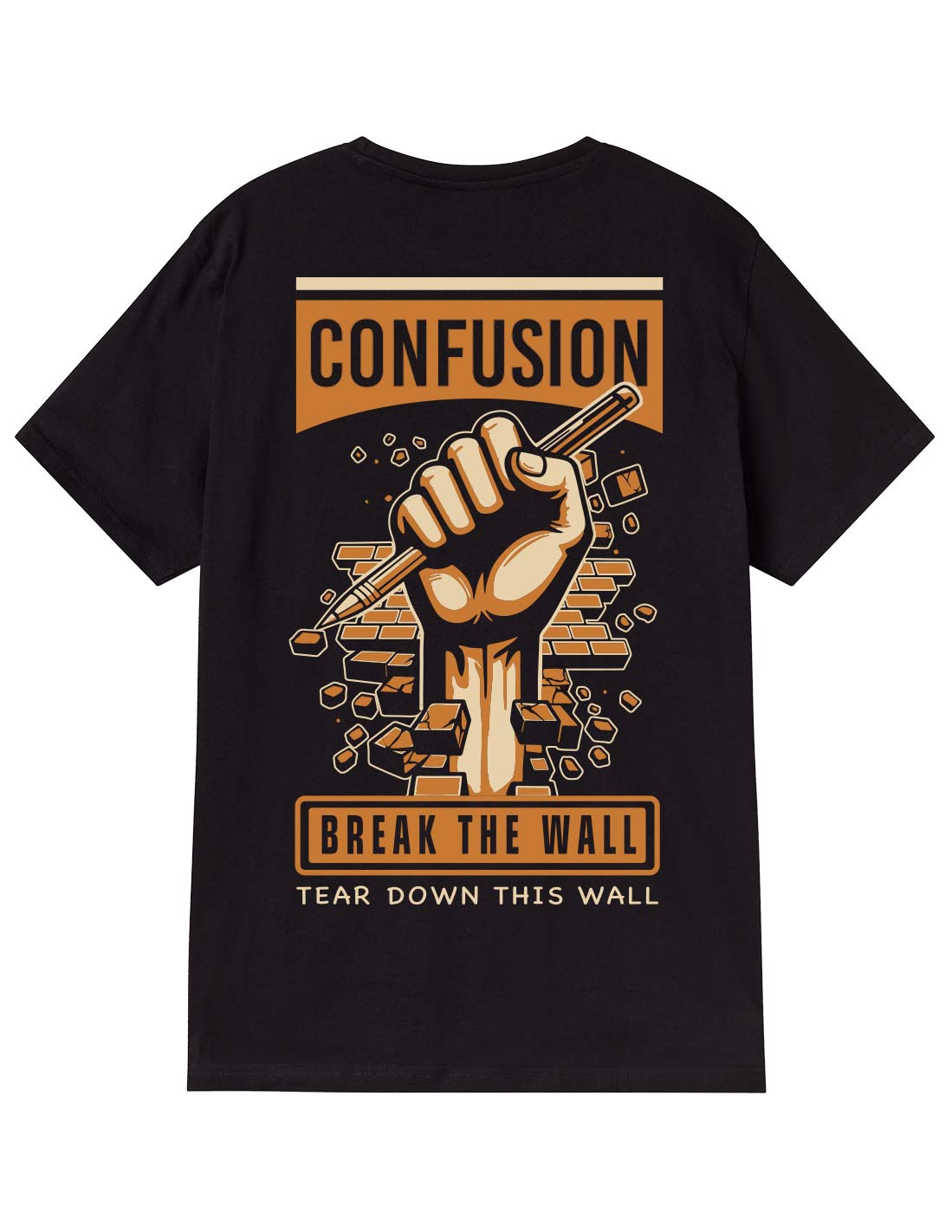 BREAK THE WALL BLACK TSHIRT LIMITED EDITION