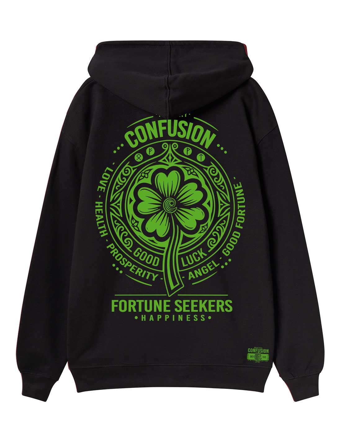 FORTUNE SEEKERS BLACK HOODIE LIMITED EDITION