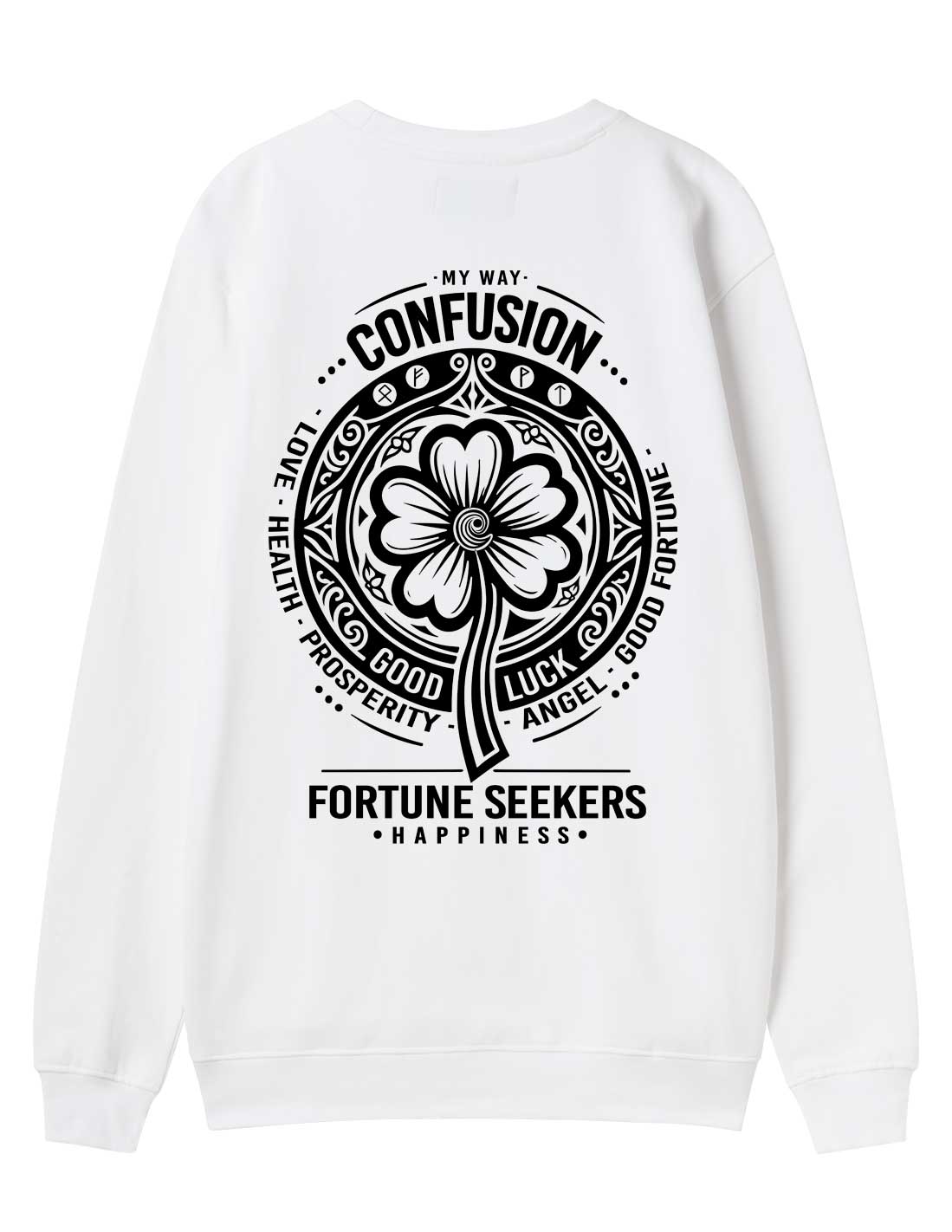 FORTUNE SEEKERS WHITE CREWNECK LIMITED EDITION