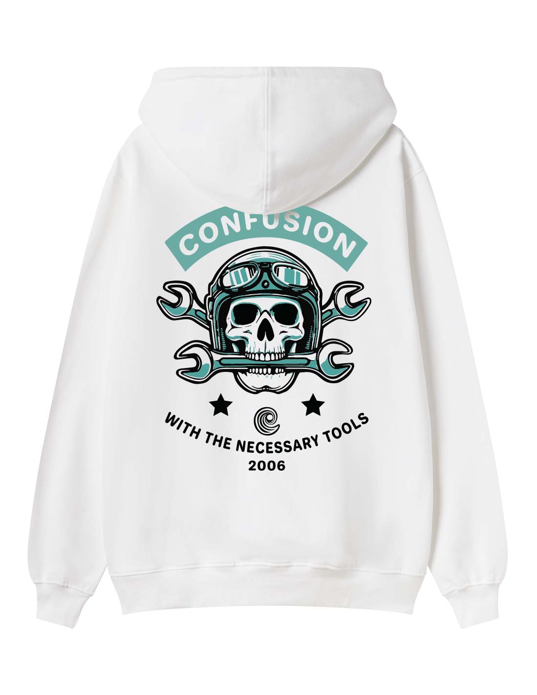 NECESSARY TOOLS WHITE HOODIE