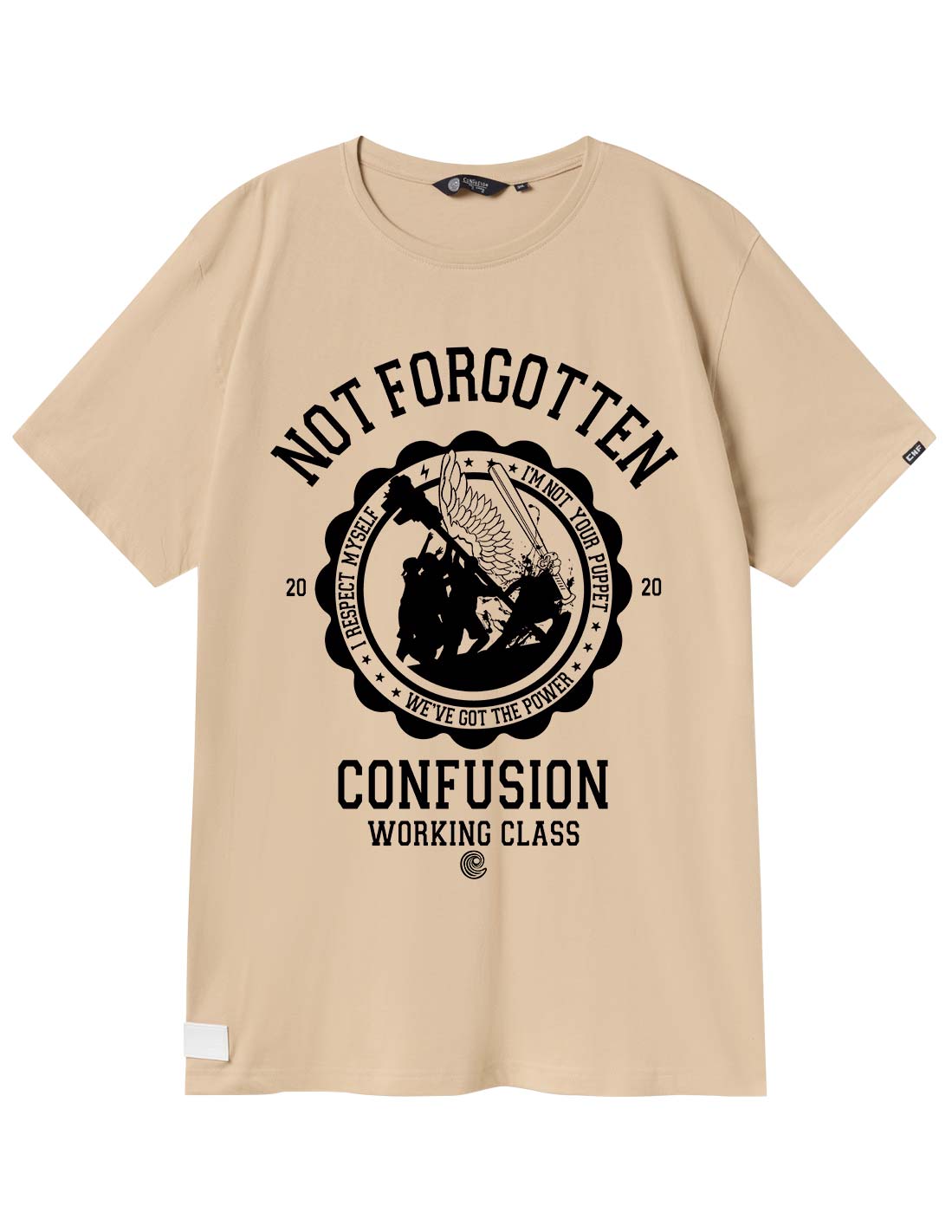 NOT FORGOTTEN CREAM TSHIRT LIMITED EDITION