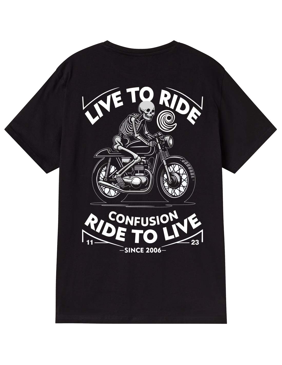 RIDELIFE BLACK TSHIRT