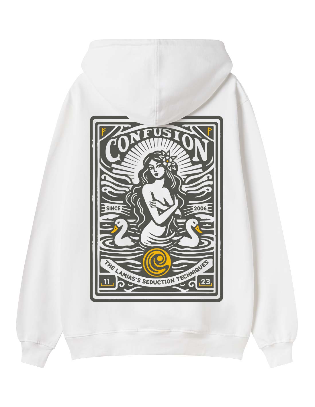 THE LAMIAS WHITE HOODIE LIMITED EDITION