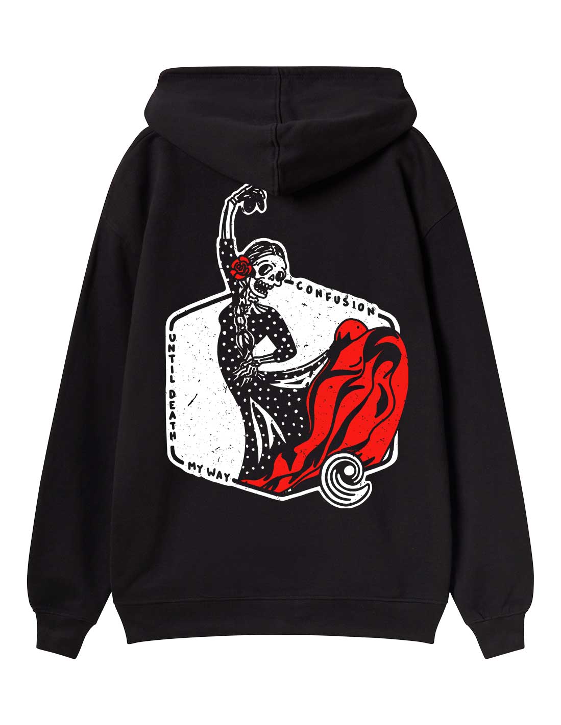 UNTIL DEATH BLACK HOODIE LIMITED EDITION