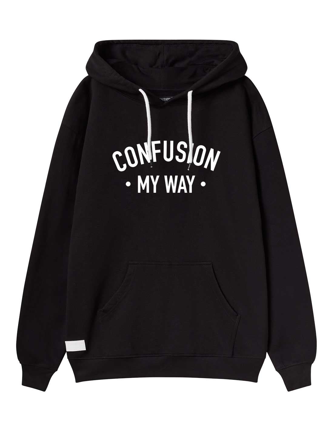 CONFUSION MY WAY BLACK HOODIE LIMITED EDITION