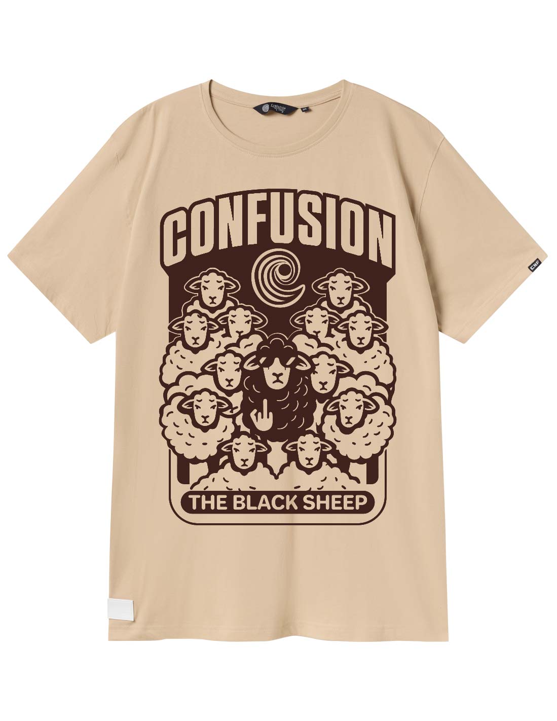 THE BLACK SHEEP CREAM TSHIRT LIMITED EDITION