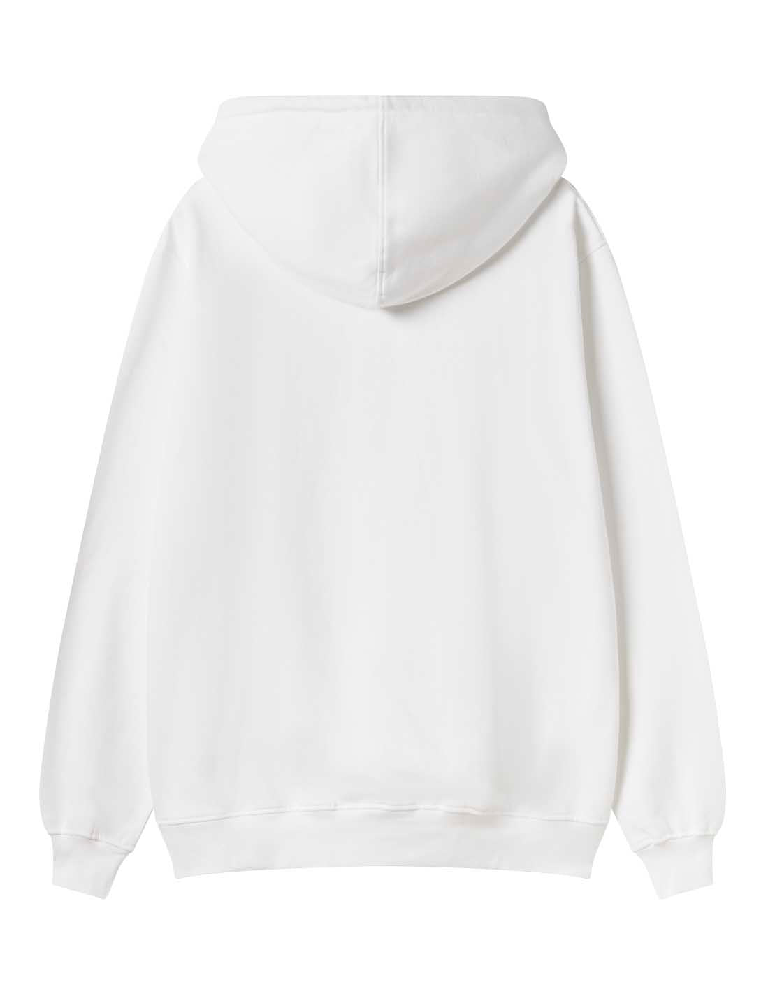 CLEAN CONFUSION WHITE HOODIE