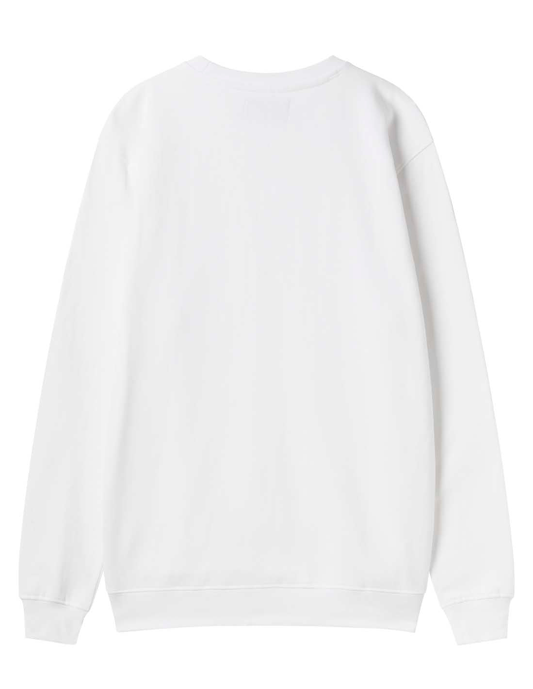 CLEAN CONFUSION WHITE CREWNECK