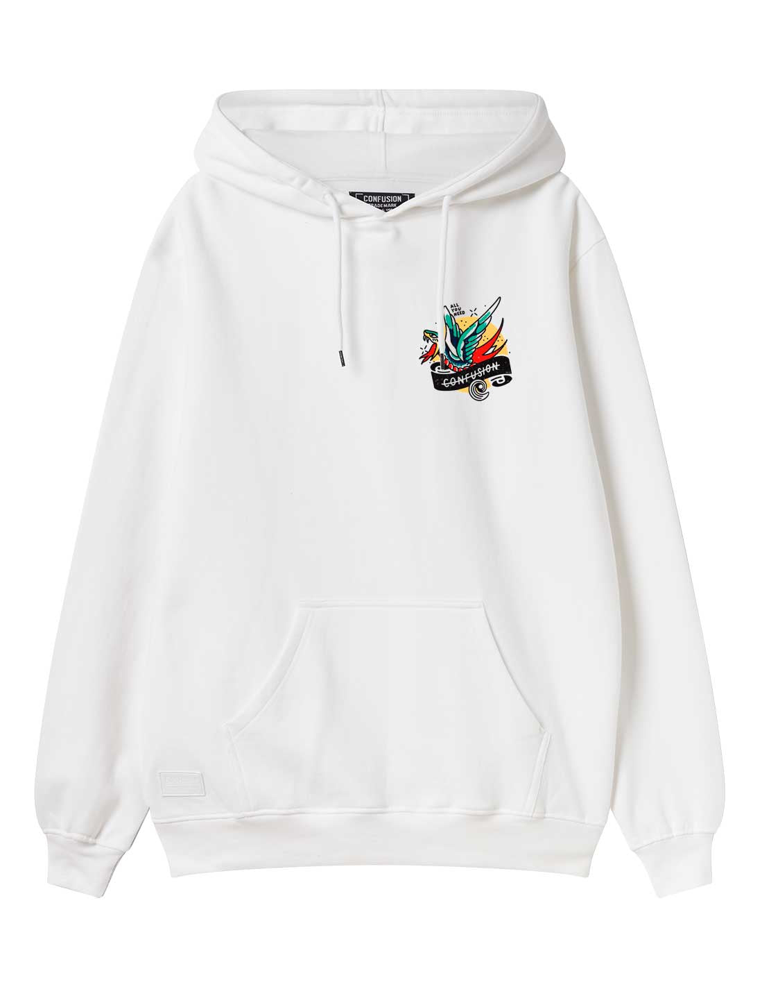 NEED WHITE HOODIE LIMITED EDITION