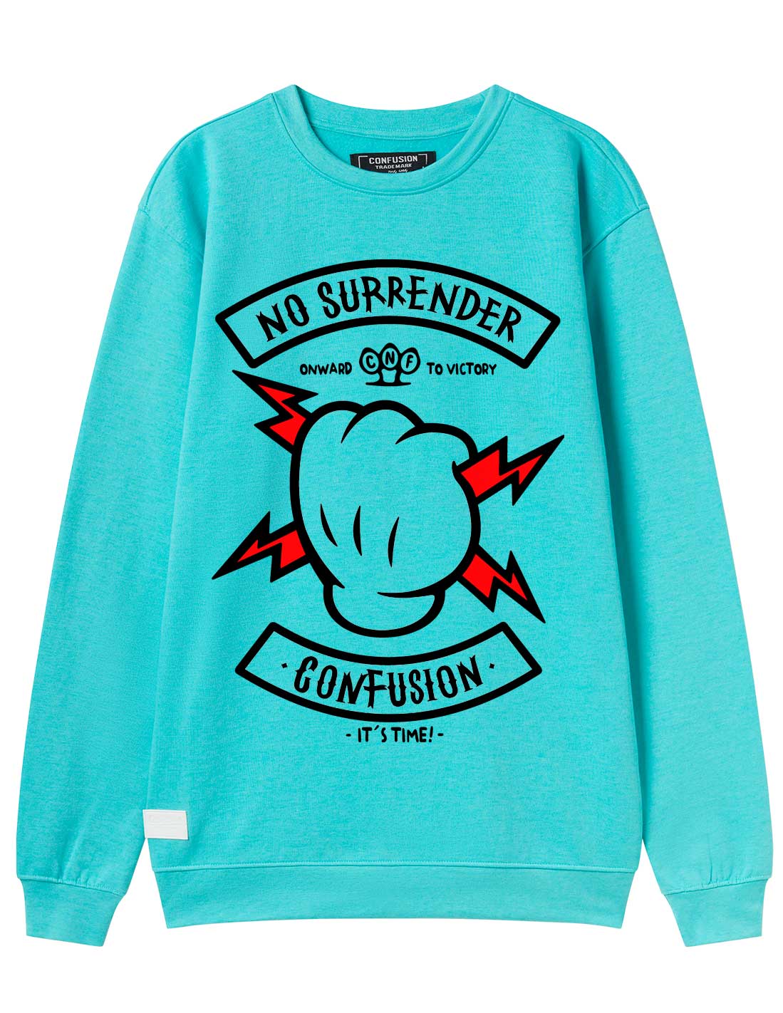 NO SURRENDER V1 CURACAO CREWNECK LIMITED EDITION