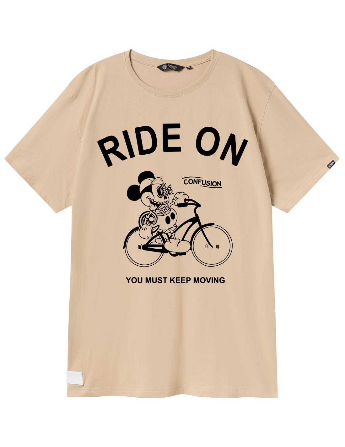 RIDE ON CREAM TSHIRT LIMITED EDITION