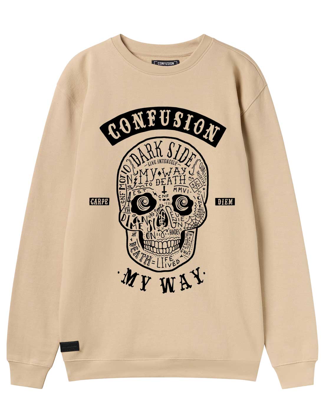 SKULL CREAM CREWNECK LIMITED EDITION