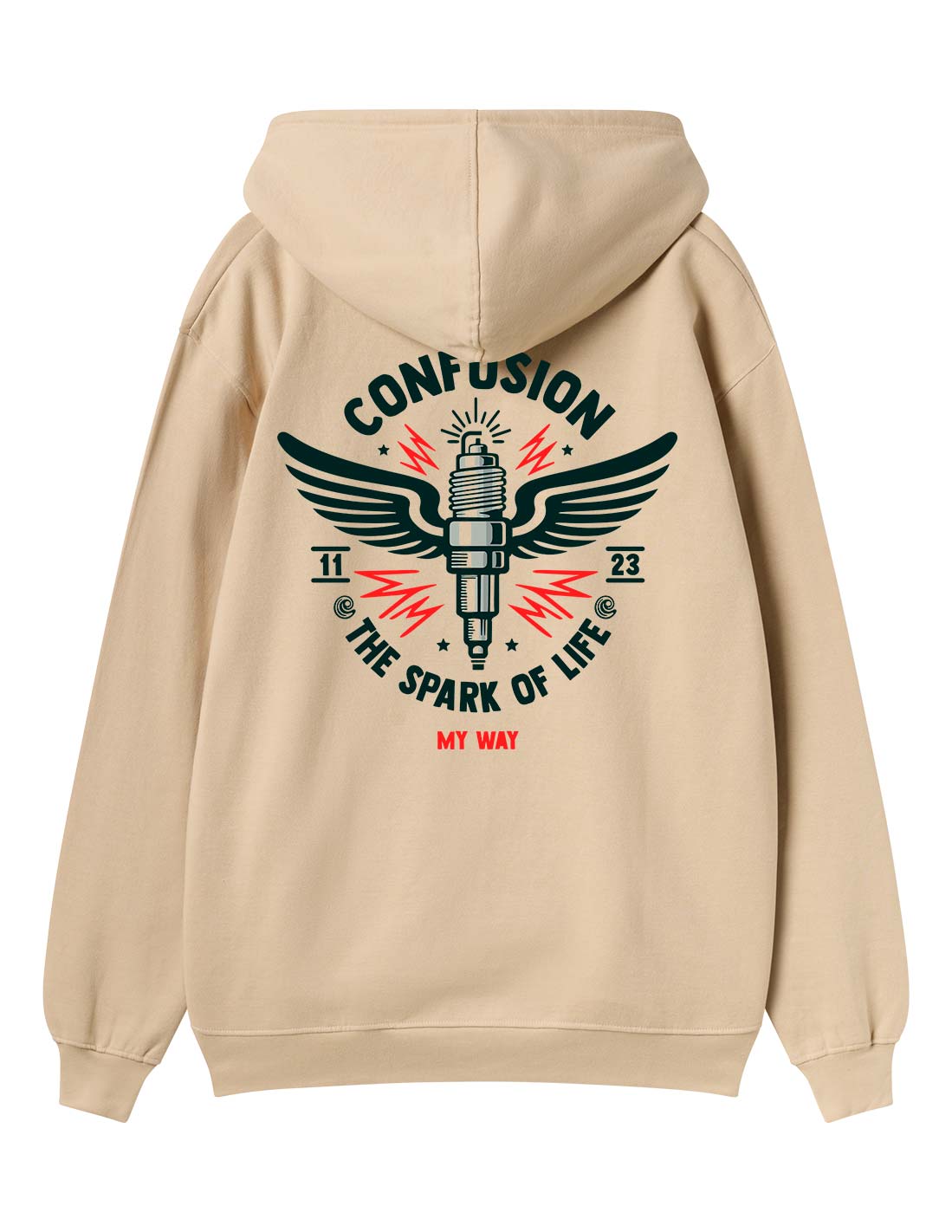 SPARK CREAM HOODIE LIMITED EDITION