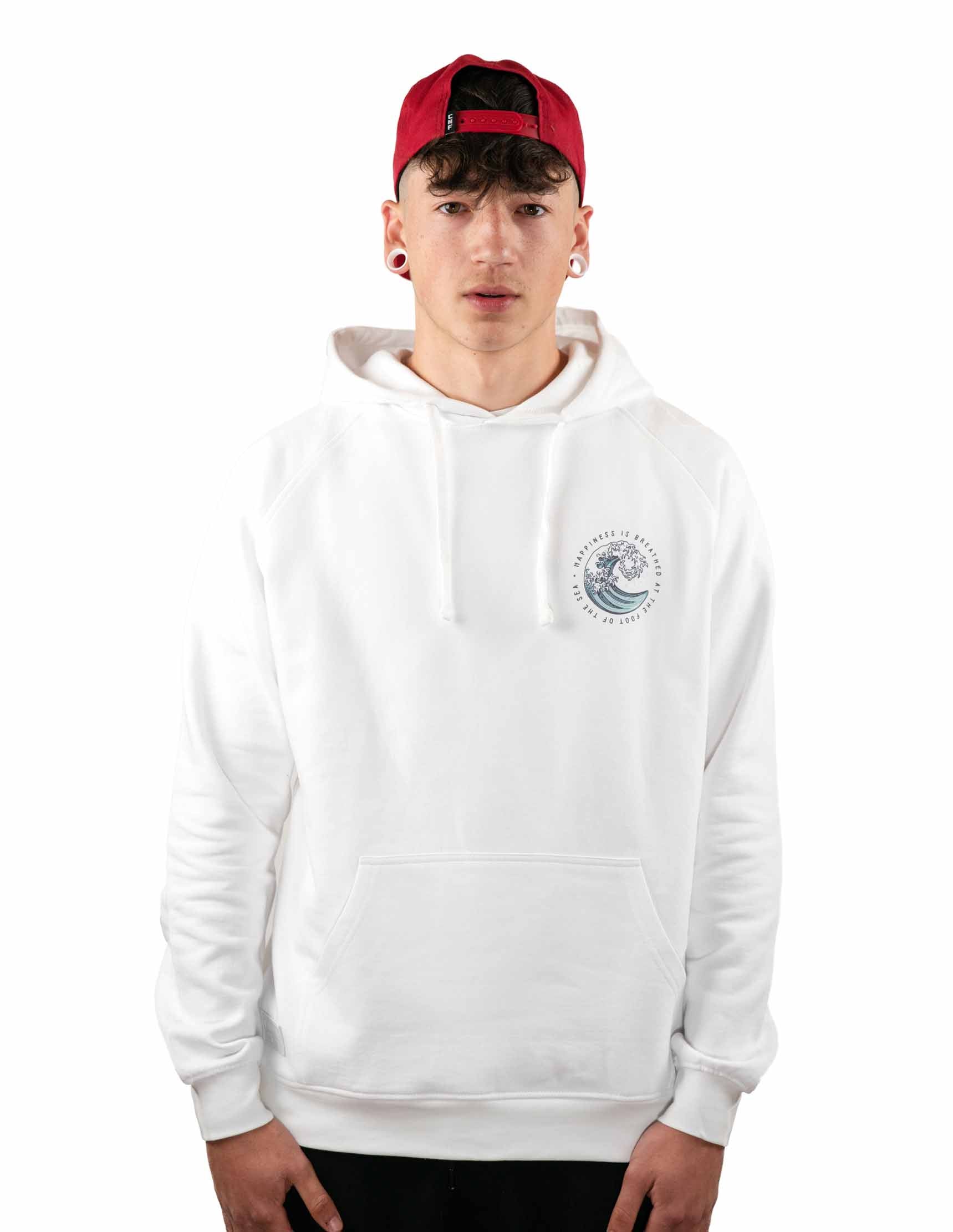 KANAGAWA WHITE HOODIE