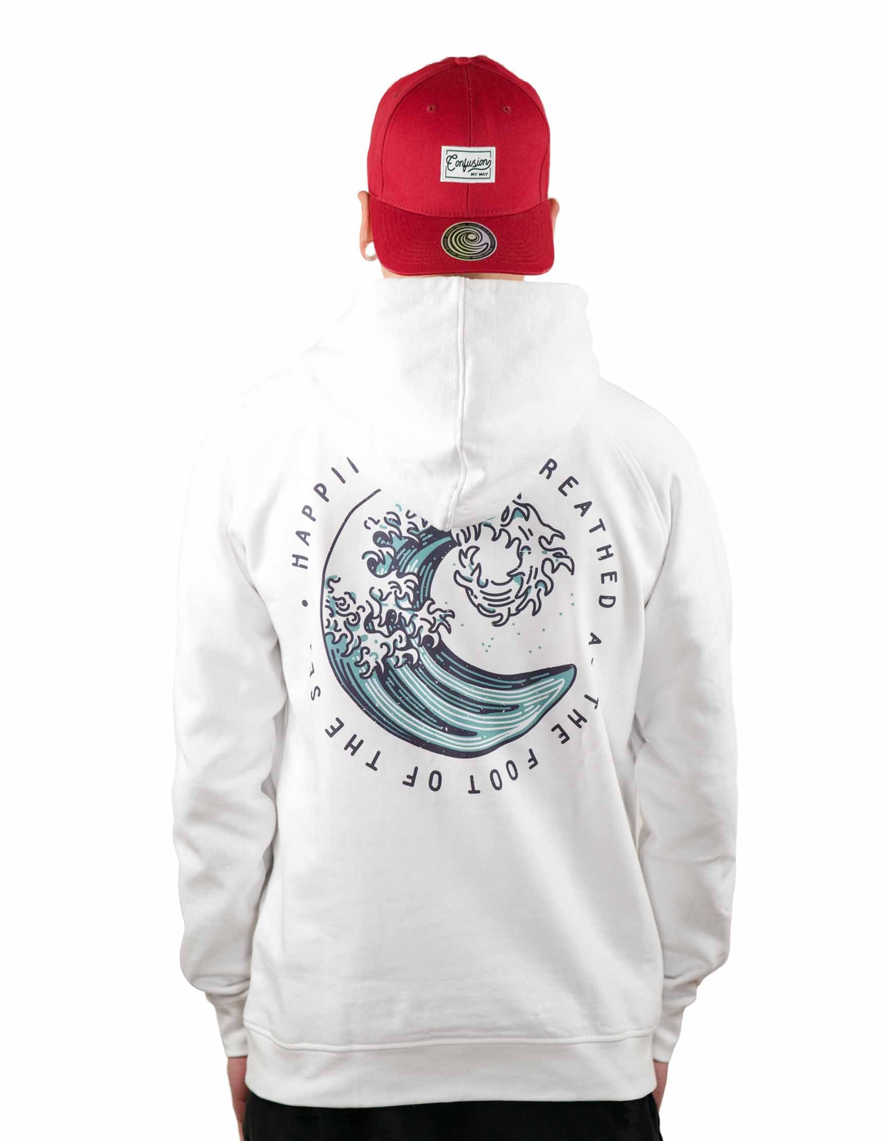 KANAGAWA WHITE HOODIE