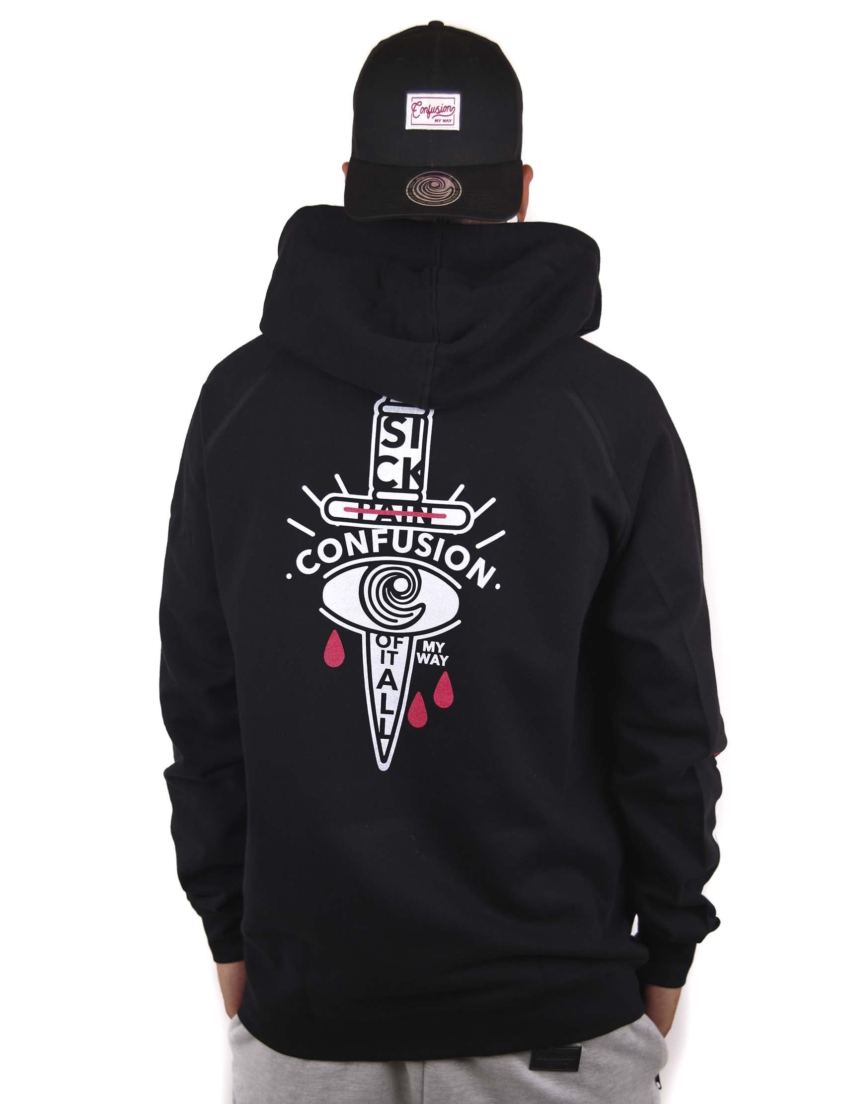 PAIN BLACK HOODIE