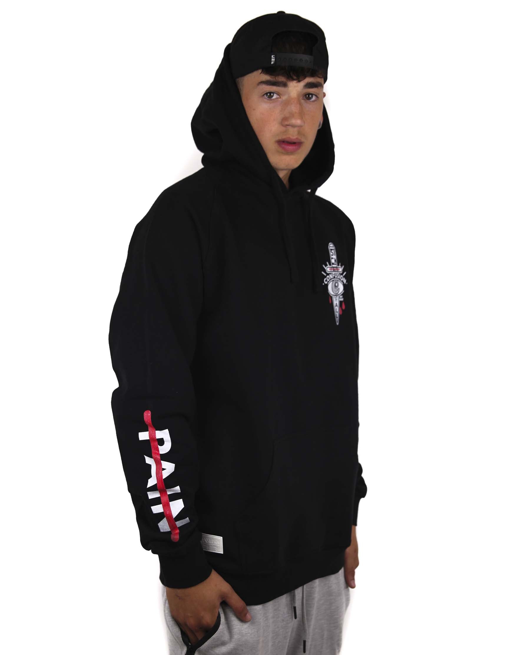 PAIN BLACK HOODIE