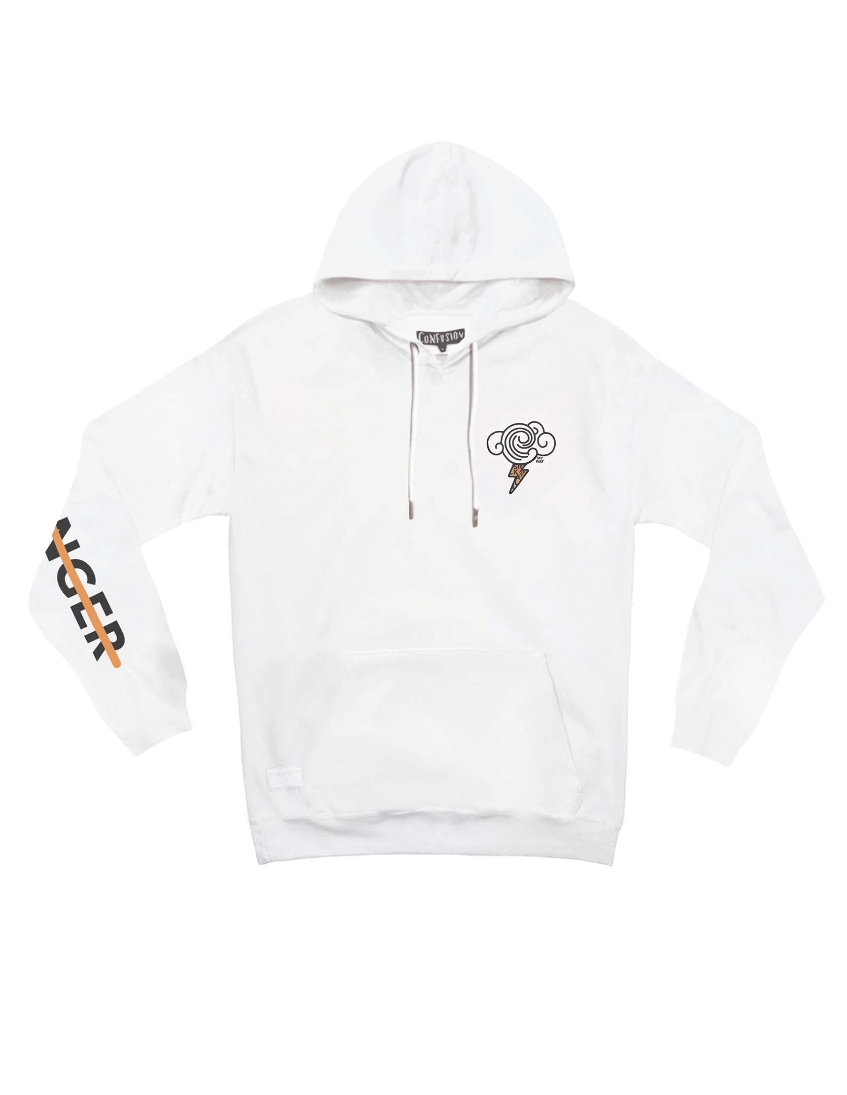 ANGER WHITE HOODIE