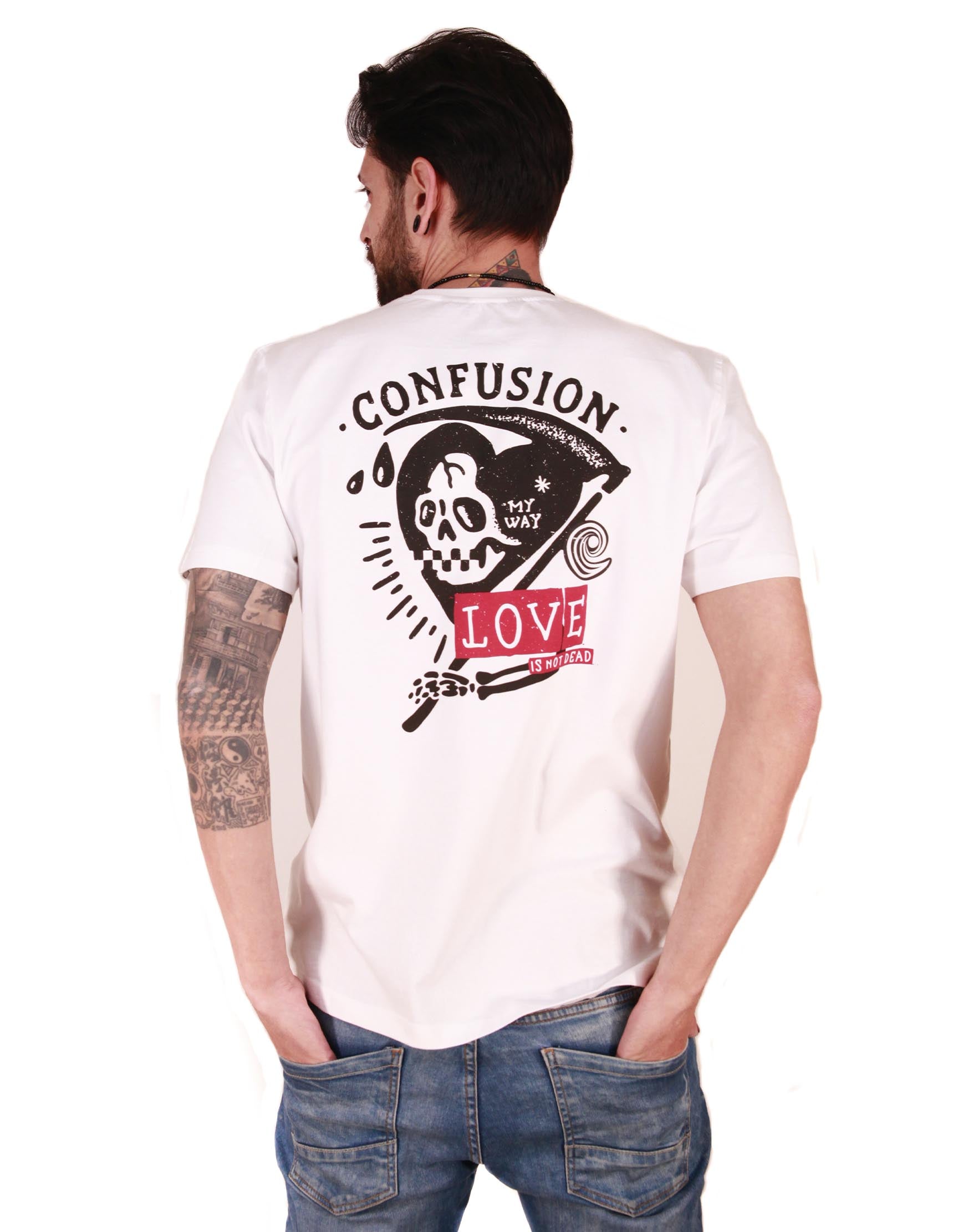 LOVE NOT DEAD WHITE TEE