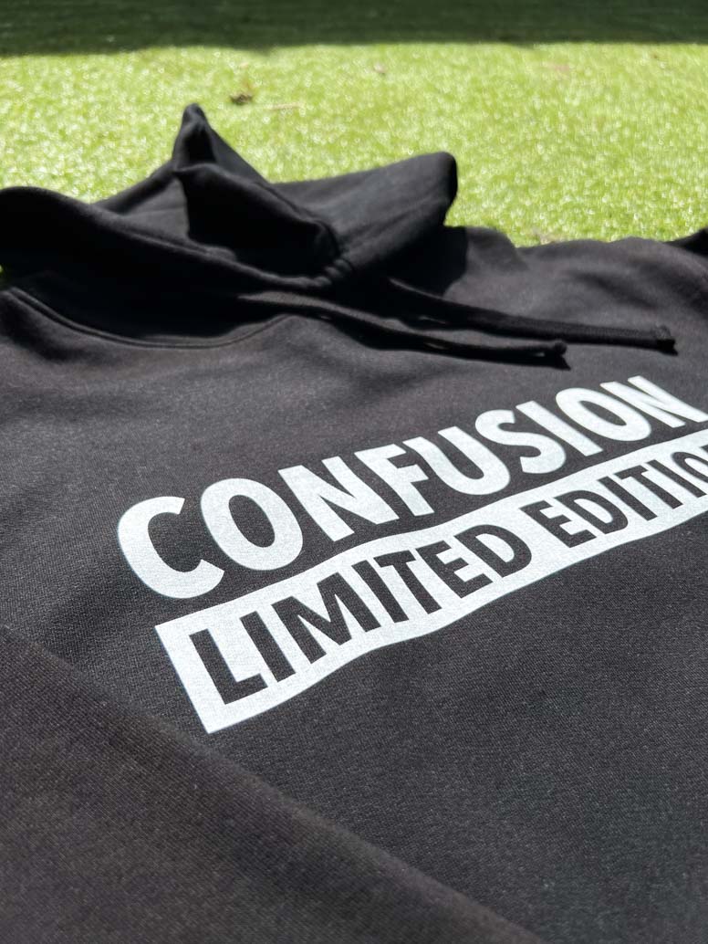 CONFUSION LIMITED EDITION BLACK HOODIE