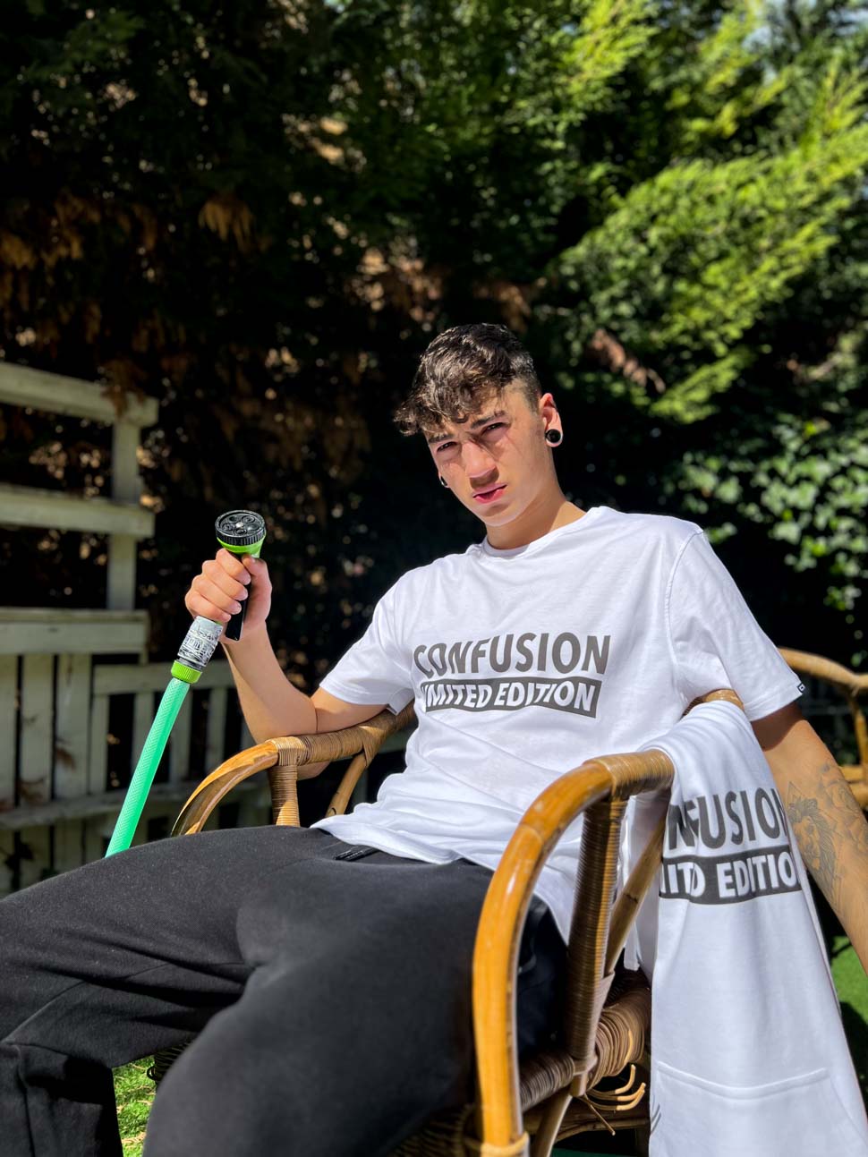 CONFUSION LIMITED EDITION WHITE TSHIRT