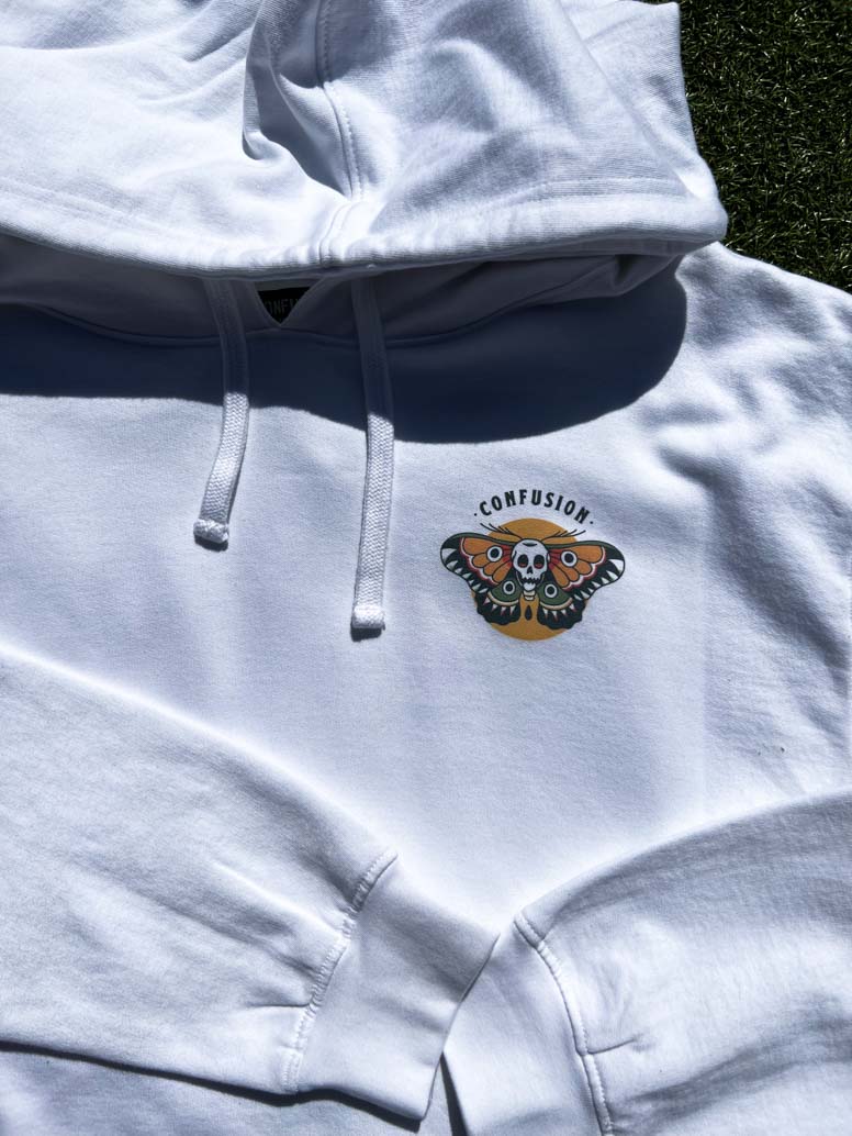 TARA WITCH WHITE HOODIE LIMITED EDITION