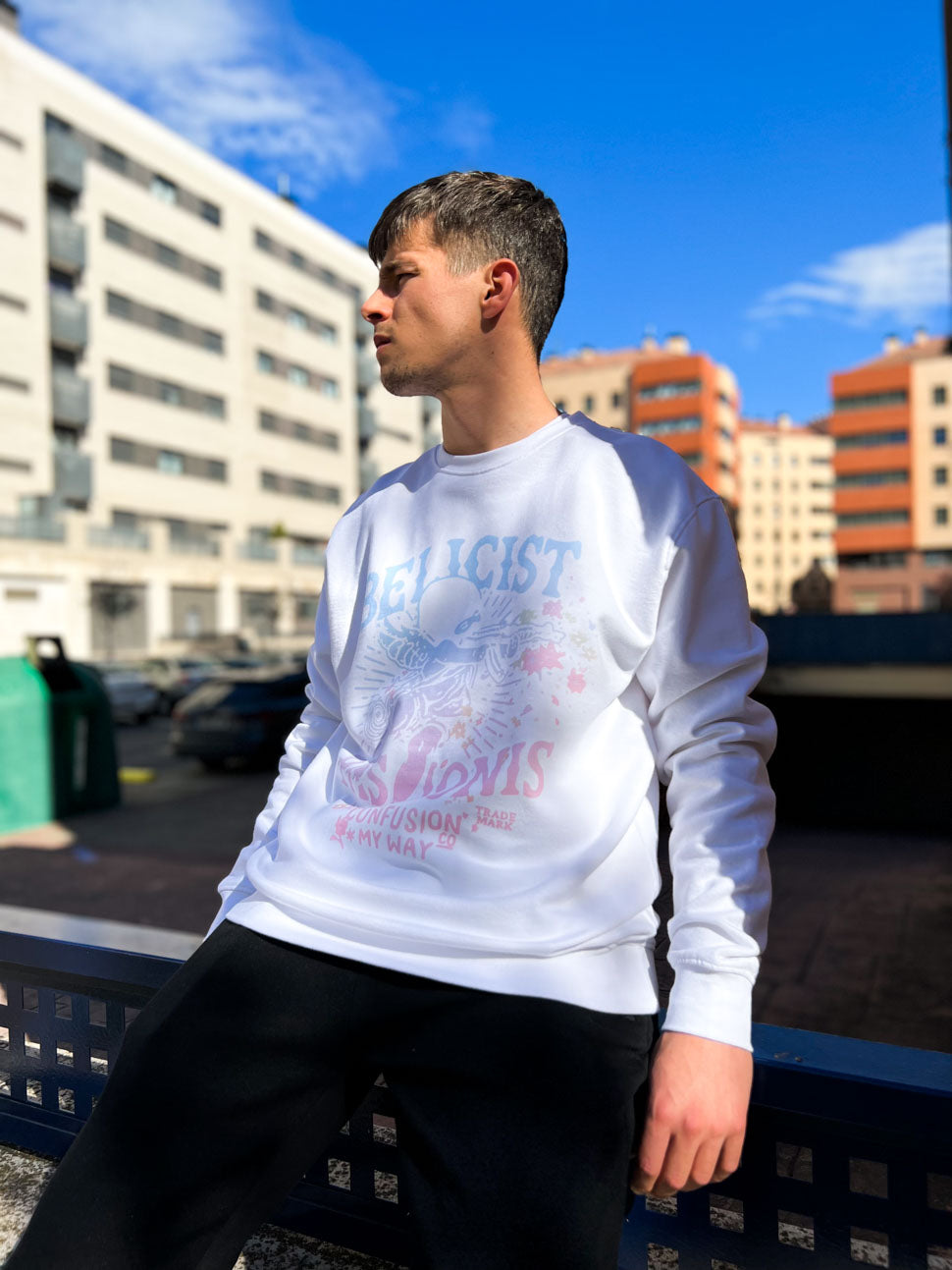 CUPIDO WHITE CREWNECK SPECIAL LIMITED EDITION