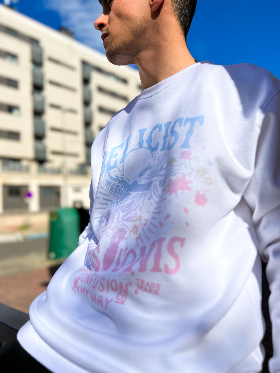 CUPIDO WHITE CREWNECK SPECIAL LIMITED EDITION