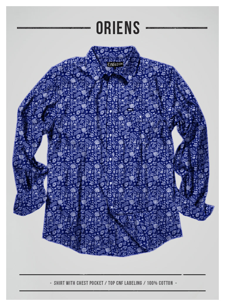 ORIENS SHIRT MEN BLUE