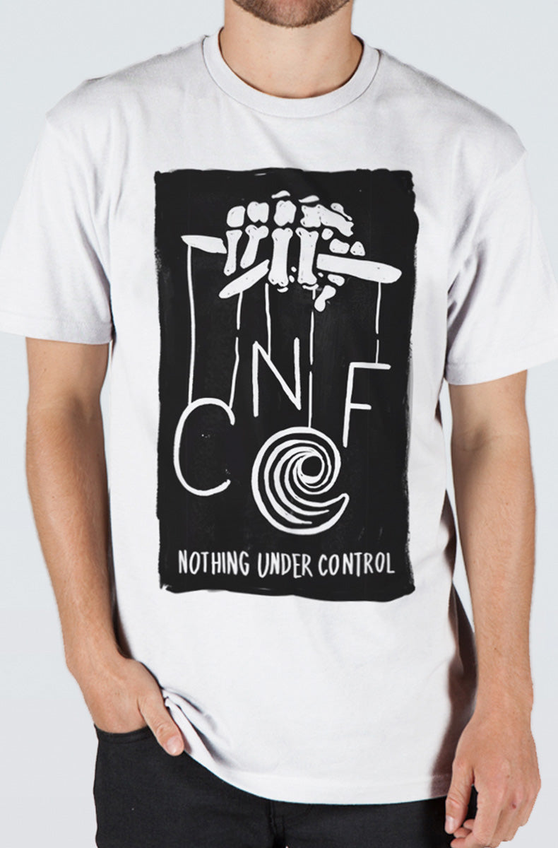 NO CONTROL WHITE TEE