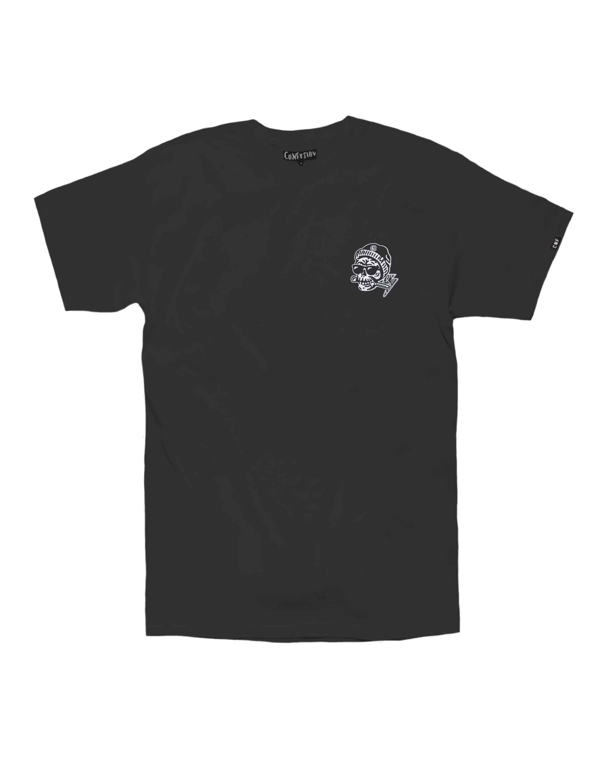 SKULL KNIFE BLACK TSHIRT