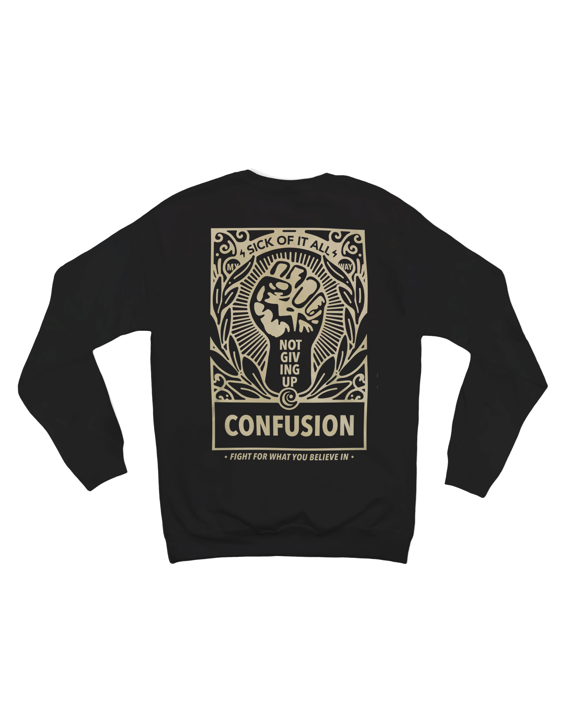 FIST BLACK CREWNECK