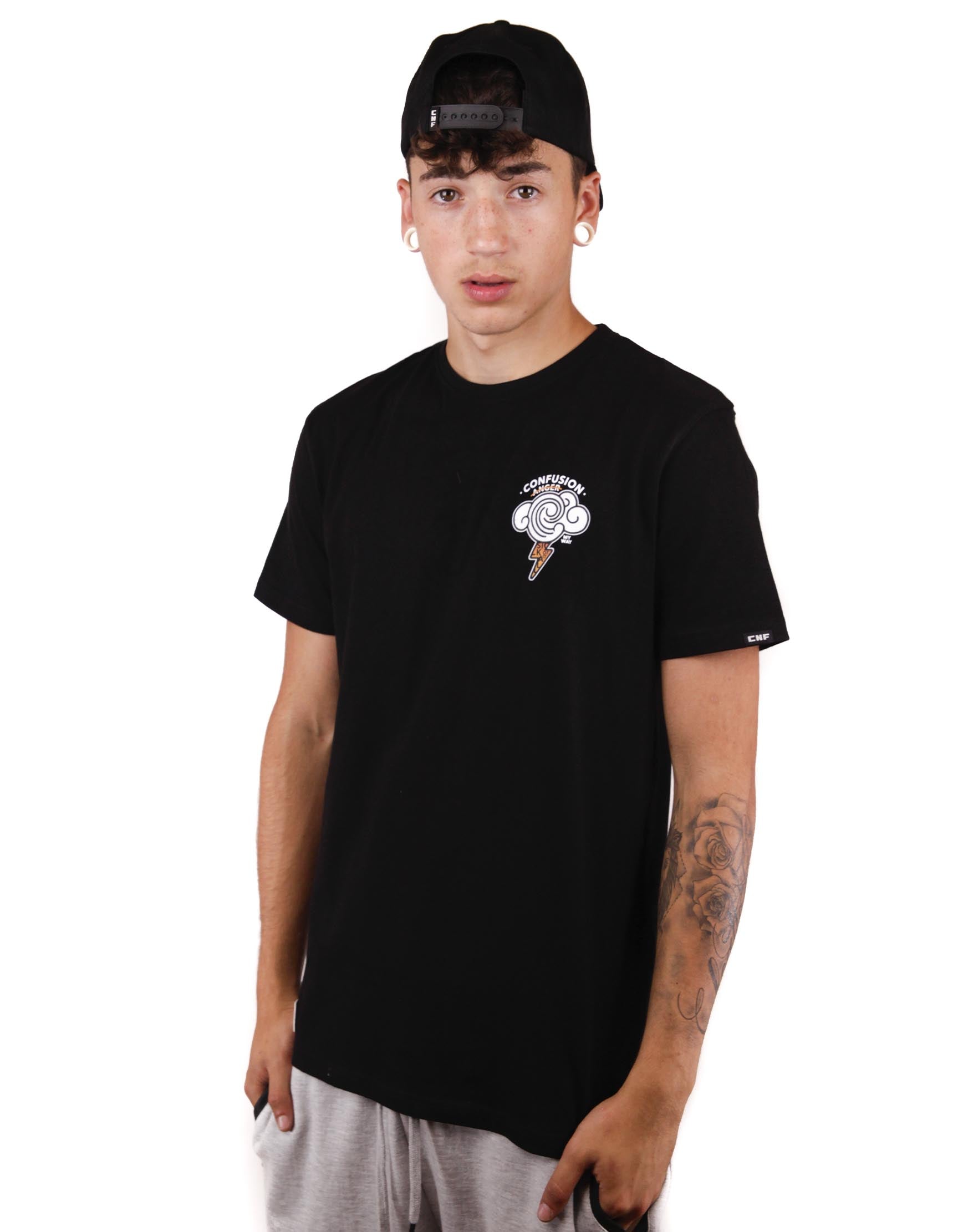 ANGER BLACK TSHIRT